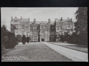 Somerset MONTACUTE HOUSE - Beautiful Old Homes near Yeovil St. Ivel Old Postcard