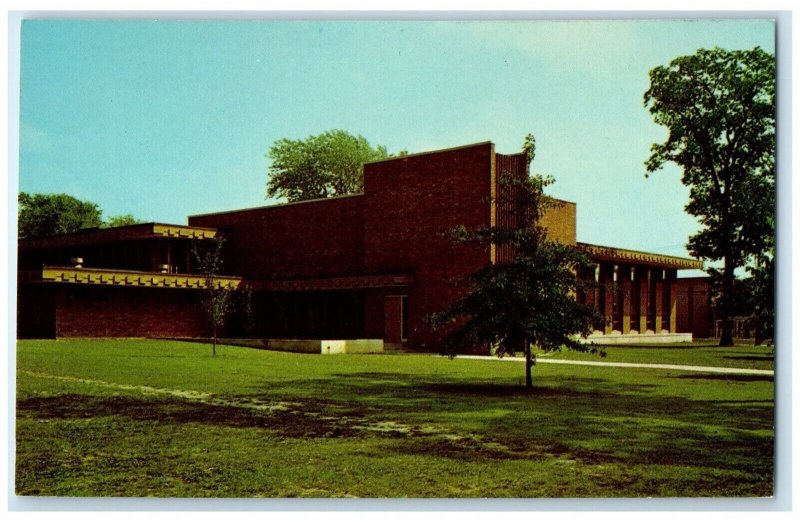 c1960 Walker Library Drury College Springfield Missouri Vintage Antique Postcard