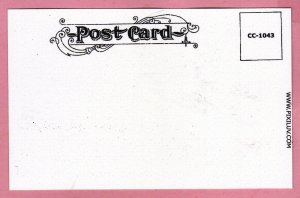 Contemporary Risque Pretty Lady @ Bull Fight Unsigned Reprinted Postcard - 349