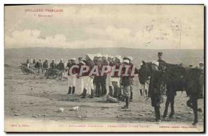 Old Postcard Colonial Army Artillery Observation d & # 39A salvo