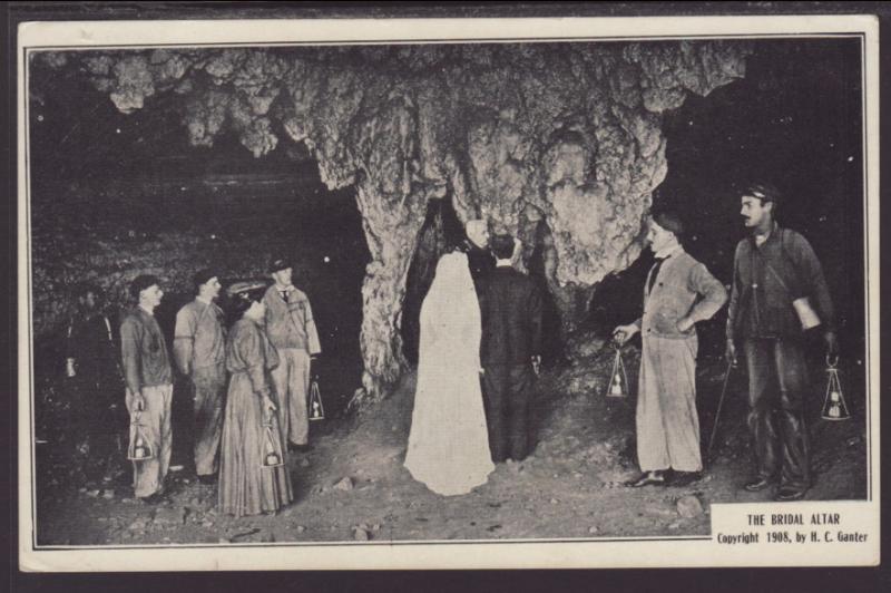The Bridal Altar,Mommoth Caves,KY Postcard