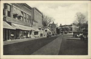 Stafford Springs CT Main St. c1920 Postcard