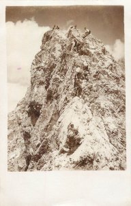 Austria Alpine mountaineers vintage photo postcard mountain climbing alpinism