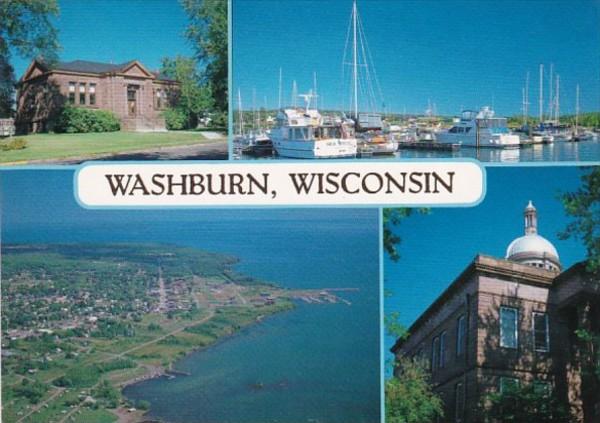 Wisconsin Washburn Aerial View and More