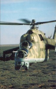 Soviet Helicopter, Mi-24 Hind, Russian, US Army Trainer Attack Copter, 1980's