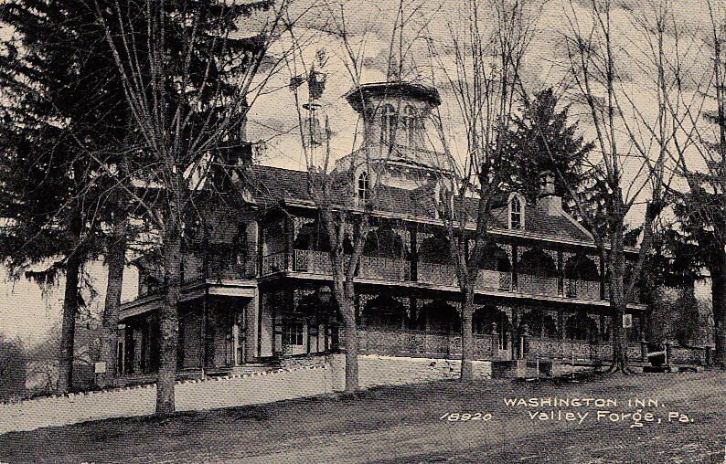 Postcard Washington Inn Valley Forge PA