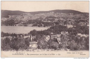 GERARDMER, Vosges, France, 1900-1910's; Vue Panoramique Sur Le Lac Et La Ville
