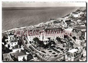 Modern Postcard Veules Les Roses The Grand Hotel Des Bains De La Plage