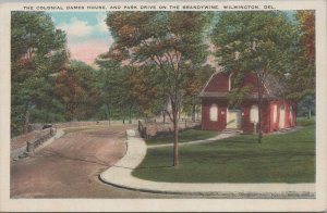 Postcard Colonial Dames House and Park Drive Brandywine Wilmington DE