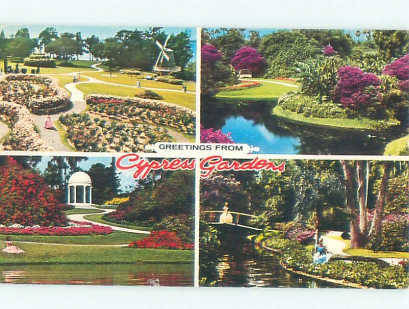 Pre-1980 CYPRESS GARDENS Winter Haven - Near Lakeland & Lake Wales FL AF5932