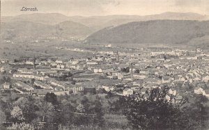A117 Germany 1926 Loerrach General view vintage postcard