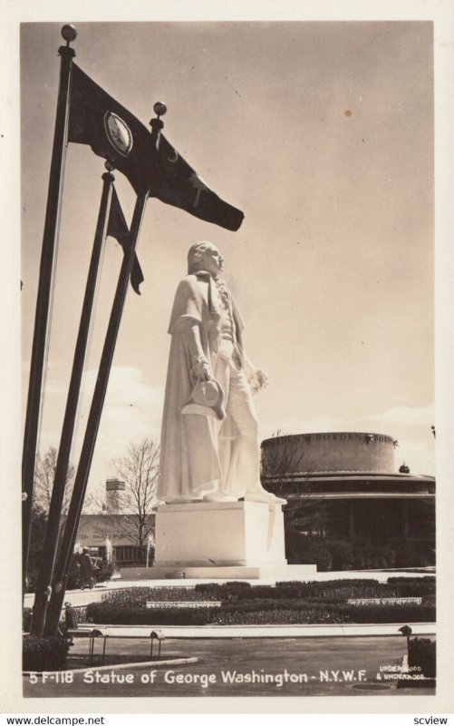 RP : NEW YORK CITY Worlds Fair , 1939 ; Statue of George Washington