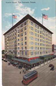 Texas San Antonio Trolley At Gunter Hotel