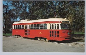 TTC PCC Streetcar No 4575, Toronto, Ontario, Vintage Chrome Postcard