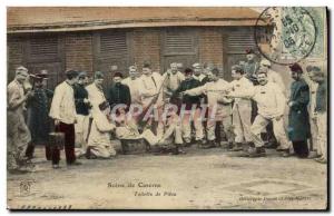 Postcard Old Army Barracks Scenes Toilet Pitou