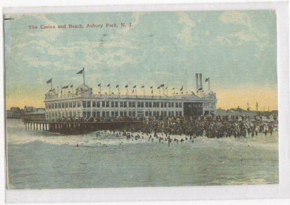 Casino and Beach Asbury Pk NJ 1911