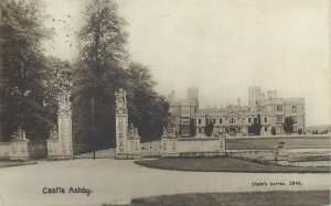 Postcard England Castle Ashby