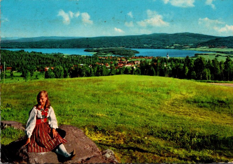 Sweden Darlecarlia View Over Siljansnas and The Siljan Lake