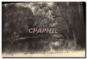 Old Postcard Vouvray Edges De La Cisse