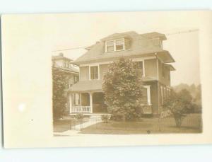 Old rppc BUILDING SCENE Architecture Postcard AB0908