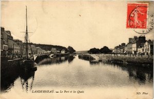 CPA LANDERNEAU - Le Port et les Quais (252618)