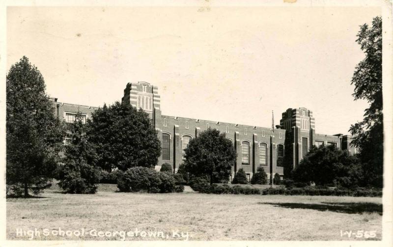 KY - Georgetown. High School - RPPC