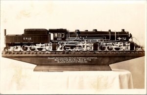 Erie Railroad Mallet Articulated Triplex Compund Locomotive Display Postcard Y15