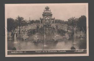 089179 SPAIN Barcelona Parque de la Ciudadela Cascada Old PC