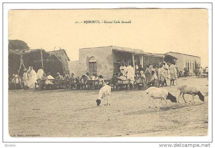 Grand Cafe Somali, Djibouti, Africa, 1900-1910s