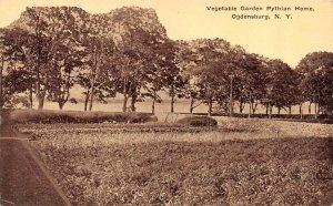 2~Postcards  Ogdensburg, New York NY   PYTHIAN HOME & VEGETABLE GARDEN Fraternal 