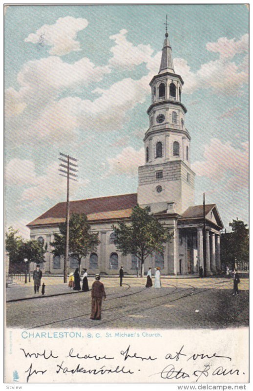 TUCK #1046; CHARLESTON, South Carolina; St, Michael's Church, PU-1905