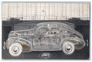 1940 Transparent Car General Motors Building Seen At World's Fair NY Postcard