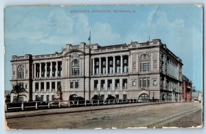 Brisbane Queensland Australia Postcard Executive Building 1916 Posteed