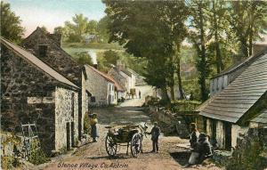 Vintage Postcard Glenoe Village County Antrim Northern Ireland UK