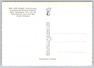 RPPC  Cote D'Azur  Vence   France  Postcard