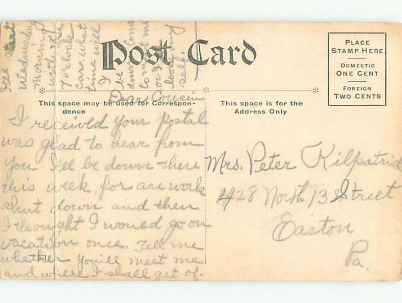 Bent Divided-Back risque SEXY GIRL WITH MUFF HAND WARMER o3787