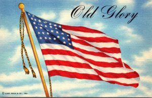 American Flag Old Glory Curteich