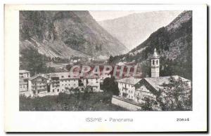 Old Postcard Panorama Issime