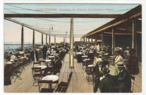 Lido Venezia Terrazza del Grande Stabilimento Venice Italy 1910c postcard