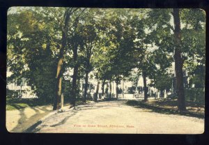 Attleboro, Massachusetts/Mass/MA Postcard, View On Dean Street