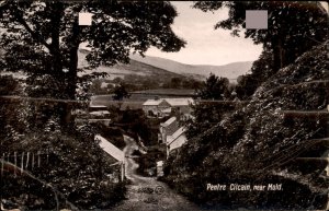 Mold Flintshire Wales Pentre Cilcain c1900-20s Vintage Postcard