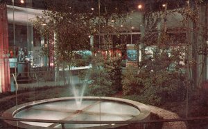 Vintage Postcard 1960's Indoor-Outdoor Garden Corning Glass Center New York NY