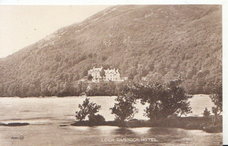 Scotland Postcard - Loch Rannoch Hotel - Perthshire - Ref 1384A