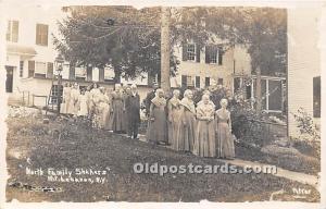 North Family Shakers, Real Photo Mount Lebanon, NY USA Unused 