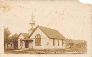 G81/ Centerville South Dakota Postcard RPPC c1915 Congregational Church