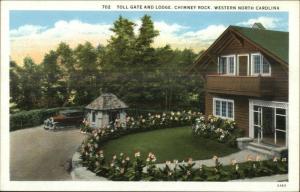 Chimney Rock NC Toll Gate & Lodge c1920 Postcard