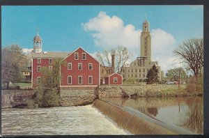 America Postcard - Slater Mill and City Hall, Pawtucket, Rhode Island    RS11582