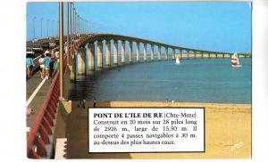 BF14299 pont de l ile de re chte mme france front/back image