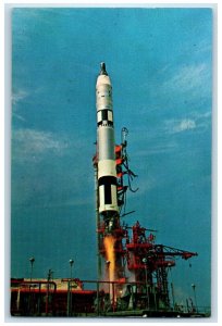 1965 John Kennedy Space Center NASA St Augustine Florida Posted Antique Postcard