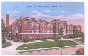 Marion High School Marion Indiana 1942 postcard